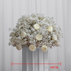 Bola de Flores de Cielo Estrellado de 80 cm, Decoración para Escenarios de Boda, Flor Artificial para Mesa, Sala de Estar, Salón de Exposiciones - Product Image 2