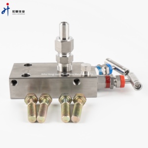 Valvola misuratore <span class=keywords><strong>di</strong></span> pressione collettore <span class=keywords><strong>di</strong></span> <span class=keywords><strong>sicurezza</strong></span> a due <span class=keywords><strong>valvole</strong></span> in acciaio inossidabile ad alta pressione - Product Image 5