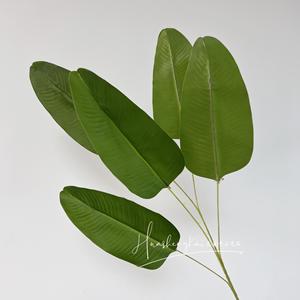 ใบมอนสเตอร่าประดิษฐ์ กิ่งเดี่ยว พลาสติกนิ่ม คุณภาพสูง เหมาะสำหรับตกแต่งผนังภายในบ้าน งานแต่งงาน - Product Image 3