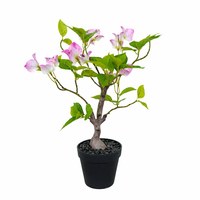 Plante artificielle de bougainvillier en pot, décoration de bureau, fleurs artificielles d'intérieur, verdure, aménagement paysager, bonsaï disponible en trois couleurs