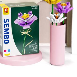Regalo di compleanno educativo Bouquet romantico creativo fatto da te assemblare in mattoni di plastica blocco fiore - Product Image 3