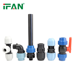 Conexión Rápida <span class=keywords><strong>de</strong></span> Compresión HDPE para Suministro <span class=keywords><strong>de</strong></span> <span class=keywords><strong>Agua</strong></span> <span class=keywords><strong>Potable</strong></span>, Color Personalizado IFAN - Product Image 1