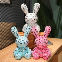 Conception créative ours en peluche drôle animaux mignons jouets lapin en peluche jouet lapin en peluche jouets animal en peluche
