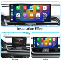 Android 13 4 + 64GB Lecteur multimédia de voiture Récepteur stéréo Radio pour 18-20 Audi Q5L