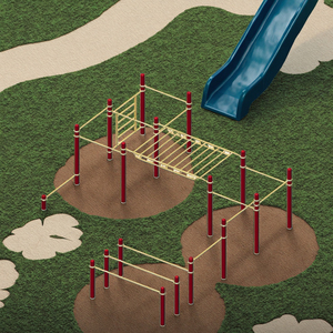 Equipo combinado <span class=keywords><strong>de</strong></span> fitness para gimnasio al aire libre-Monkey Bars y Calisthenics Park para entrenamiento <span class=keywords><strong>de</strong></span> <span class=keywords><strong>calistenia</strong></span> - Product Image 5