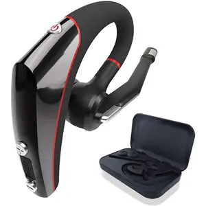 Mono Wireless headphones are suitable for office workers and truck drivers with microphone bluetooth headsets