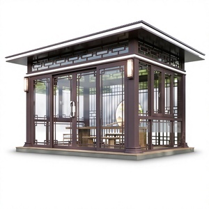 <span class=keywords><strong>Wow</strong></span> Oh Wintergarten Quadratisch 1000 Serie Aluminiumlegierung Glasraum Sonnenschutz Wärmeisolierend Bruchfeste Aluminiumkonstruktion Villa Innenhof - Product Image 1