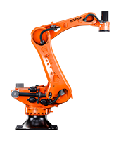 Robot de palettisation industriel KUKA KR 340 R3200-2 PA, charge utile de 340 kg, portée de 3200 mm, pour l'automatisation de la manutention