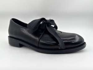 Zapatos de Baile Clásico de Alta Calidad, Negros, de Cuero Genuino, Planos, para Danza Folclórica, Representativos de Danza Nacional - Product Image 6