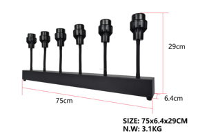 Barra de Luces Pinspot Tiitee TV610, Luces LED de Proyección para Escenario con Ángulo de Zoom Ajustable y Control DMX512 - Product Image 3