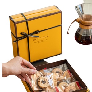 Boîte à gâteaux <span class=keywords><strong>de</strong></span> luxe IMEE, boîte cadeau pour gâteaux, boîte à biscuits, flocon <span class=keywords><strong>de</strong></span> neige croustillant, boîte alimentaire en papier Fernando pour <span class=keywords><strong>fête</strong></span> - Product Image 5
