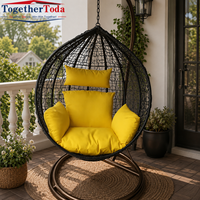 Fauteuil suspendu en rotin pour extérieur, chaise œuf personnalisée pour salon, cour, balcon, patio, hamac de jardin, vente en gros