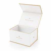 Boîte cadeau magnétique à rabat, carton rigide 2 mm, papier kraft, impression sérigraphique pour l'emballage de chocolats et de bonbons