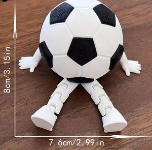 Nuevo producto: Figura de hombre sentado jugando al baloncesto - Figura de jugador de fútbol americano sentado - Figurita pequeña artesanal para decoración - Product Image 6