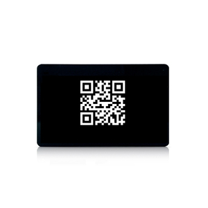 Biểu tượng tùy chỉnh mã QR mã vạch in sẵn 13.56MHz iso15693 cho icode SLI-X NFC Proximity thẻ kinh doanh Đen thẻ PVC - Product Image 1