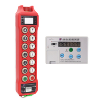 Interruptor de Parada de Doble Velocidad a Prueba de Agua con 12 Botones, Interruptores de Llave Codificada de Plástico, Control Remoto RF para Polipasto Eléctrico