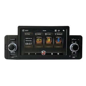 1 Din 5英寸汽车立体声FM Autoradio多媒体MP5播放器汽车立体声带镜链接USB遥控器