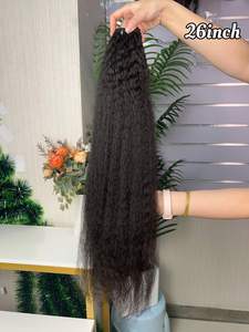 ผมแท้เปรูแบบตรงหยักศก 9A เกรด Remy  แบบเป็นมัด 100% ผมเวอร์จิน ความยาว 10"-30" สำหรับต่อผม - Product Image 3