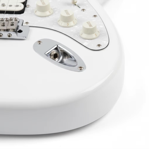 Chitarra Elettrica Professionale a 6 Corde con Corpo in Pioppo Bianco, Manico in Acero, Tastiera in Palissandro Indiano e Configurazione Pickup S-S-H - Product Image 2