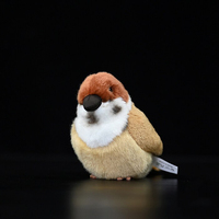 Juguete de Peluche de Gorrion Personalizado, Muñeco de Pájaro Adorable para Jardín Botánico, Tienda de Regalos, Proveedor OEM ODM Personalizado de Fábrica