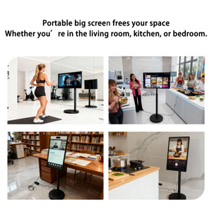 Téléviseur intelligent Android 32 pouces, moniteur portable, écran tactile LCD Full HD, prise en charge <span class=keywords><strong>de</strong></span> l'affichage interactif du texte et <span class=keywords><strong>de</strong></span> l'animation, utilisation en intérieur - Product Image 4