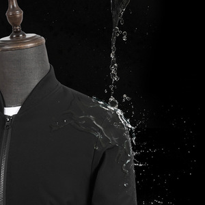 Men's Windproof Waterproof Work Jacket Stand Collar Casual Spring Autumn Wear Resistant Simple Design Daily Use - Product Image 3