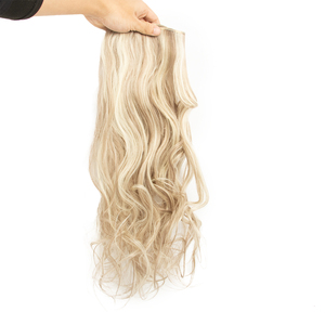Cheveux naturels ondulés 13A de qualité supérieure, blond cendré, trame 100% cheveux humains Remy, paquet de trame - Product Image 5