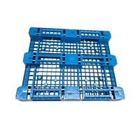 1100*1100*100mm à usage unique quatre voies HDPE logistique empilable en plastique expédition grands fournisseurs de palettes de sacs Jumbo pour entrepôt
