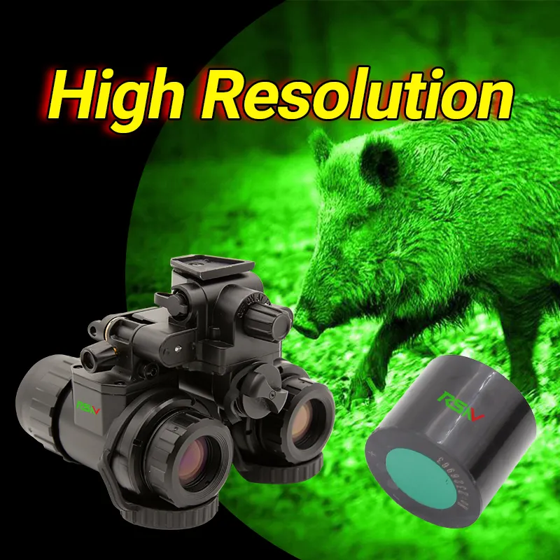 Professional Manufacturer High Resolution 60+ Gen2+ Binocular Night Vision FOV 40 Helmet Mounted PVS 31