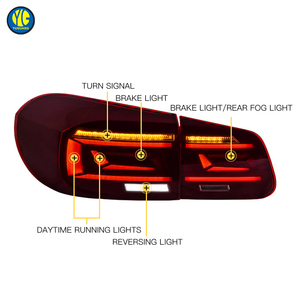 YU GUANG per <span class=keywords><strong>Volkswagen</strong></span> <span class=keywords><strong>Tiguan</strong></span> 2013 2014 2015 <span class=keywords><strong>2016</strong></span> Plug and Play rosso fendinebbia e luci di arresto fendinebbia luci di direzione - Product Image 5