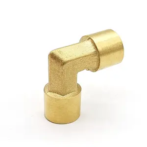 3/8 Female To Female Threaded Elbow Brass Fitting