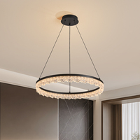 Lustre moderne italien minimaliste pour restaurant, salon, hall d'hôtel, villa, salle de banquet, escalier