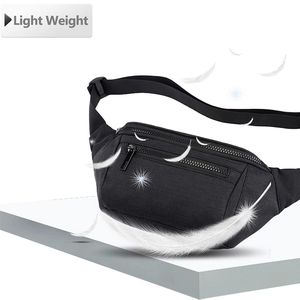 Sac banane pour le <span class=keywords><strong>voyage</strong></span>, la marche, la course, la randonnée, le cyclisme – Facile à transporter, pour téléphone et portefeuille – Sac de taille unisexe, sac bandoulière - Product Image 3