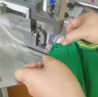 Machine d'étiquetage automatique pour vêtements, chaussettes, boucles de chaussettes, machine d'alimentation, booster, machines OEM à étiqueter