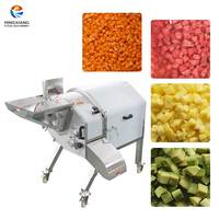 800-1200kg/uur Fruit- en Groenteblokjes Snijmachine