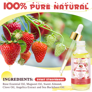 <span class=keywords><strong>Huile</strong></span> <span class=keywords><strong>de</strong></span> Yoni biologique pure naturelle à l'odeur <span class=keywords><strong>de</strong></span> fraise Ikzee 60 ml, <span class=keywords><strong>huile</strong></span> essentielle <span class=keywords><strong>de</strong></span> Yoni pour femmes, <span class=keywords><strong>massage</strong></span> raffermissant du vagin, détoxification - Product Image 3