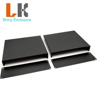 Boîtier électronique en aluminium 44*152*200mm Boîtier d'instrument Boîtier en aluminium Dissipateur thermique Boîtier d'amplificateur de puissance en aluminium
