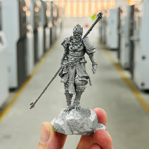 เครื่องพิมพ์3D โลหะสีดำความแม่นยำสูงดีไซน์3D โลหะสีดำเกมส์ Wukong ทำด้วยมือเล่นเกมในประเทศ - Product Image 6