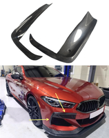 Ailerons de pare-chocs avant en fibre de carbone style AC pour feux antibrouillard avant BMW Série 8 G14 G15 G16