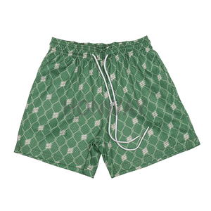 Summer Blank Sport Sublimation 100% Polyester Imprimé Luxury Unisex Mesh Shorts Custom Men's Basketball Shorts - Product Image 5