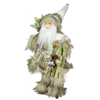 Décoration de Noël en textile de 30 cm pour figurines, sacs cadeaux, ornements de traîneau – Écologique, durable, fournitures de fête, festival