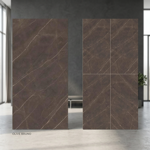 Losas de cerámica sinterizada tamaño jumbo de 1200x2400 mm y 9 mm con aspecto de mármol Taj Mahal para proyectos de lujo de paredes y pisos. - Product Image 1