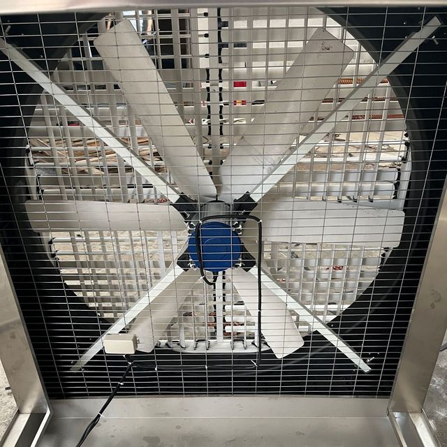Large Airflow Wet Curtain Fan Exhaust Fan and Cooling Pad All in One Air Cooler