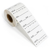 Étiquette thermique imprimable soluble, autocollant en papier écologique lavable pour préparation alimentaire en cuisine, pour oreiller, parapluie, soluble dans l'eau