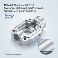 Composants d'instruments chirurgicaux en acier inoxydable 316L usinés par CNC de qualité médicale certifiés ISO 13485