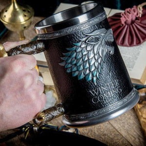 Ensemble de tasses personnalisées Vikings Cup GTA03 GTA23, logo de la maison <span class=keywords><strong>Stark</strong></span>, trône, produits de la série télévisée et de films créatifs - Product Image 1