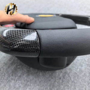 Volante de Fibra de Carbono y Cuero de Alta Calidad HZ, Estilo Racing, Cómodo, Color Personalizado, para Interiores de Ferrari - Product Image 5