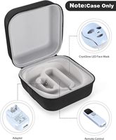 Étui portable pour masque facial LED OEM d'usine avec insert en mousse personnalisé, sac de voyage rigide en EVA étanche pour appareil de beauté