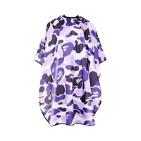 Beckon Custom Cape de Coiffure Professionnelle Imperméable en Polyester avec Encolure Élastique