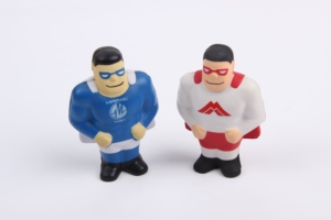 Balle anti-stress en mousse PU avec logo personnalisé, forme de personnages de super-héros, jouet anti-stress pour la promotion - Product Image 4